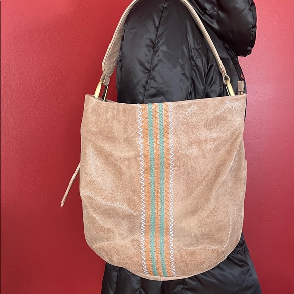 HOBO Handbags - Like new Tan Suede Hobo Shoulder Bag